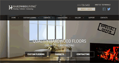 Desktop Screenshot of hardwoodliving.com